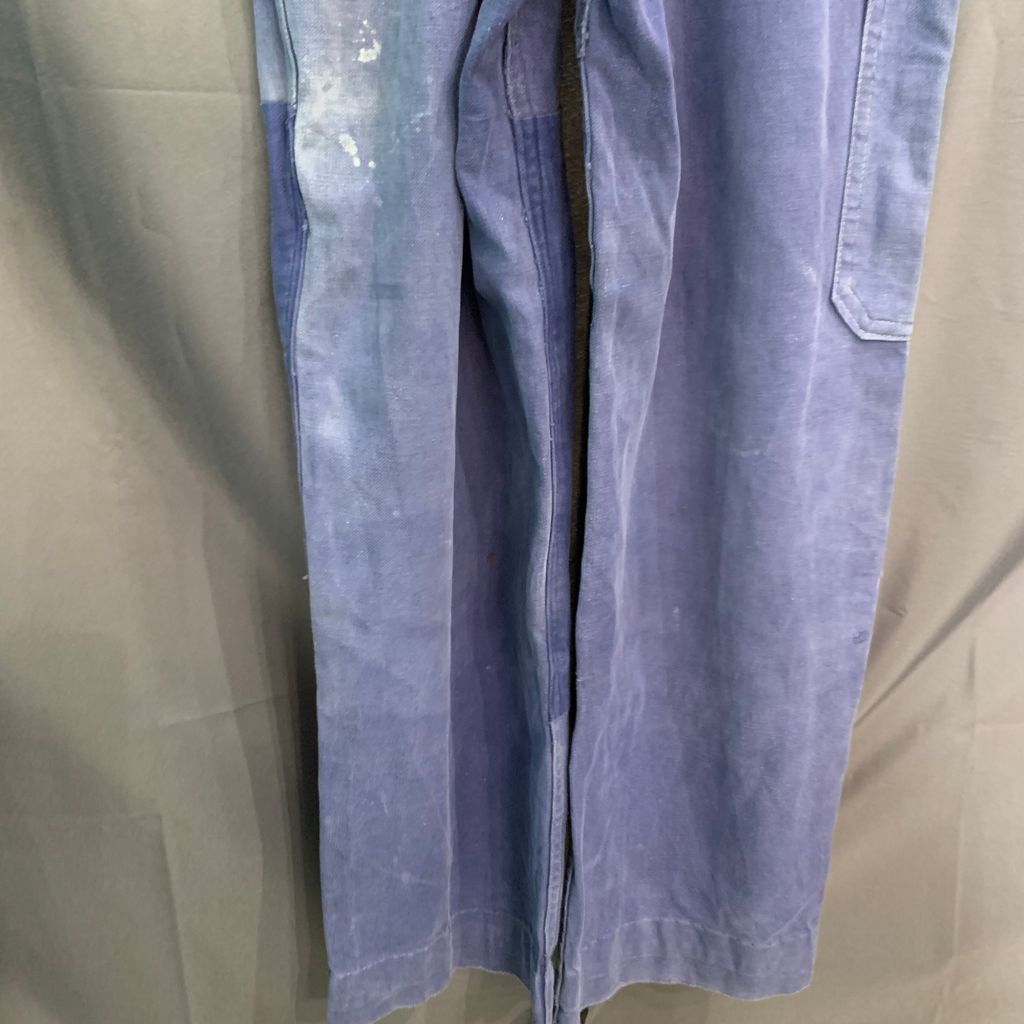 60 s ~ Euro Vintage ユーロ ビンテージ ワーク Work ル ヴィクトリユー le victorieux オーバーオール モールスキン インクブルー No.I 362