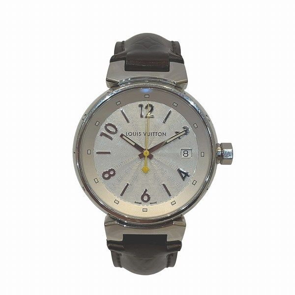 美品 LOUIS VUITTON Q1216 タンブール クォーツ 腕時計 楽天市場】ルイ・ヴィトン LOUIS VUITTON Q1216 タンブール