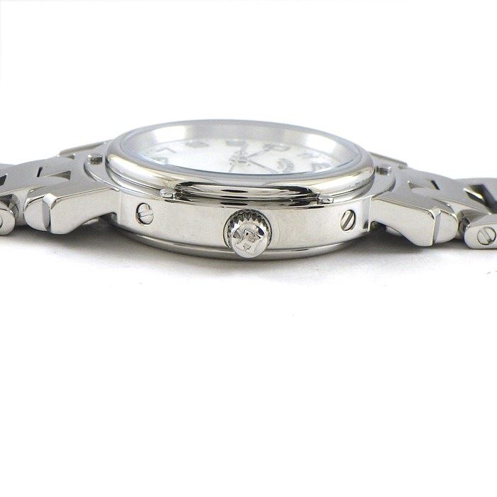 エルメス HERMES 腕時計 クリッパー CL4.210 デイト Hリンクブレス  