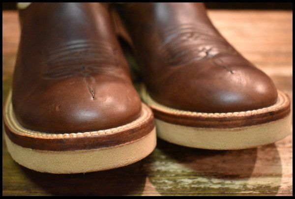 8 D BEAN アンダーソンビーン ローパーブーツ 6235 B ツートン ブラウン ベージュ リオス ブーツ FI 520 ワイドパンツ ウエスタンブーツ 