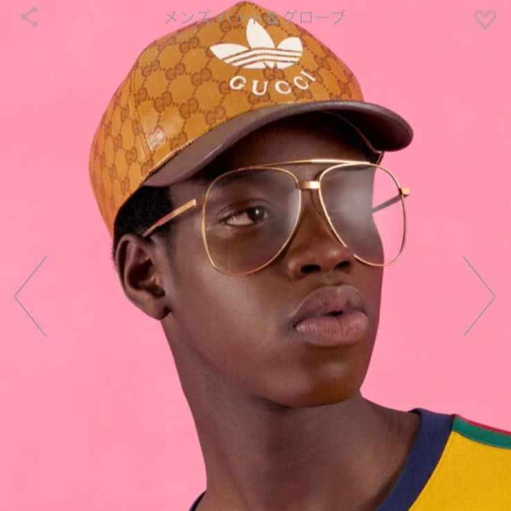 新品未使用】 GUCCI×adidasコラボ キャップ - メルカリ