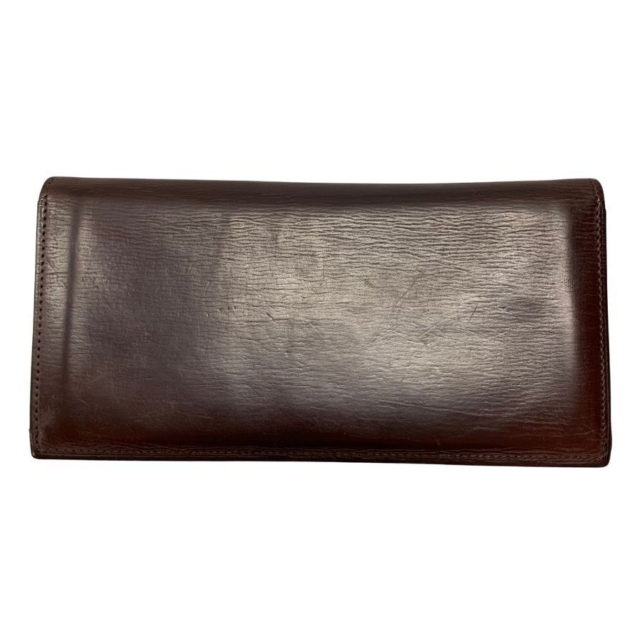 美品　ガンゾ　レザー　長財布 管理番号【a18】 ガンゾ 長財布 レザー GANZO LONG WALLET【AFI18】 - メルカリ