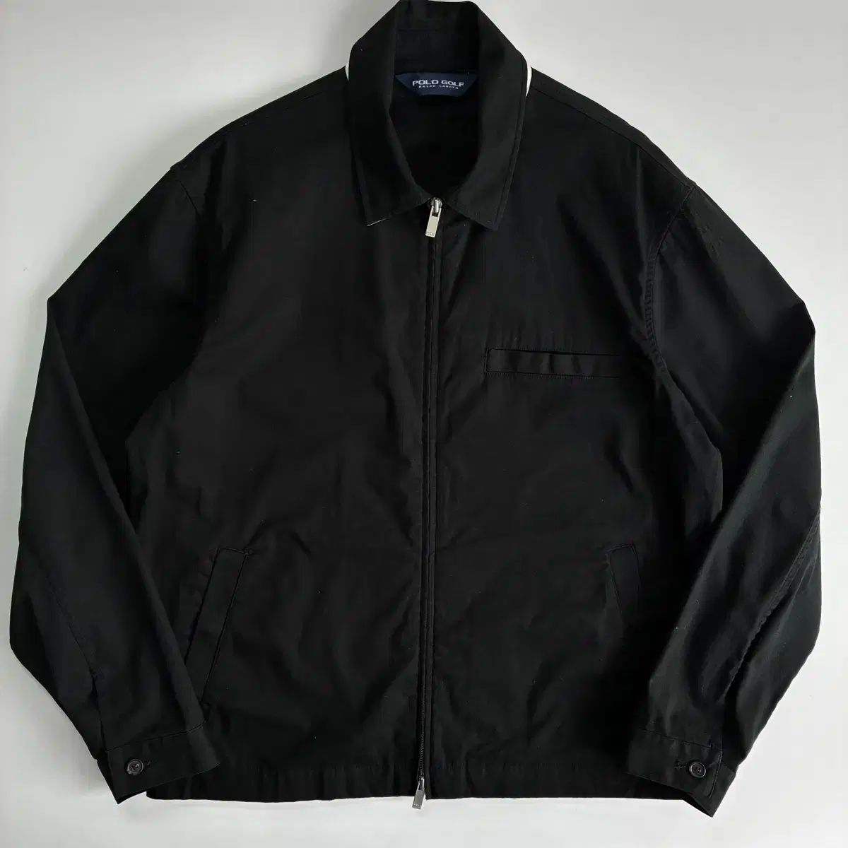 ポロ Ralph Lauren ラルフローレン 90s 黒 2 ー way ポケット ジャケット