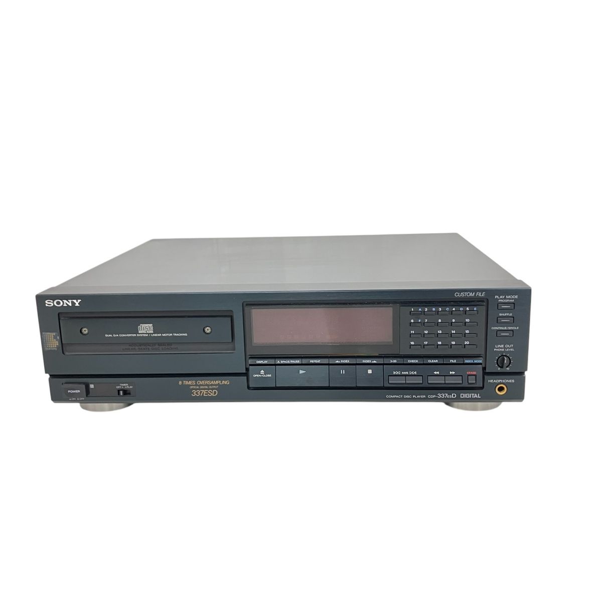 SONY CDプレーヤー 337ESD　訳あり Sony ソニー CDP-337ESD CDプレーヤー オーディオ 音響機器 訳有