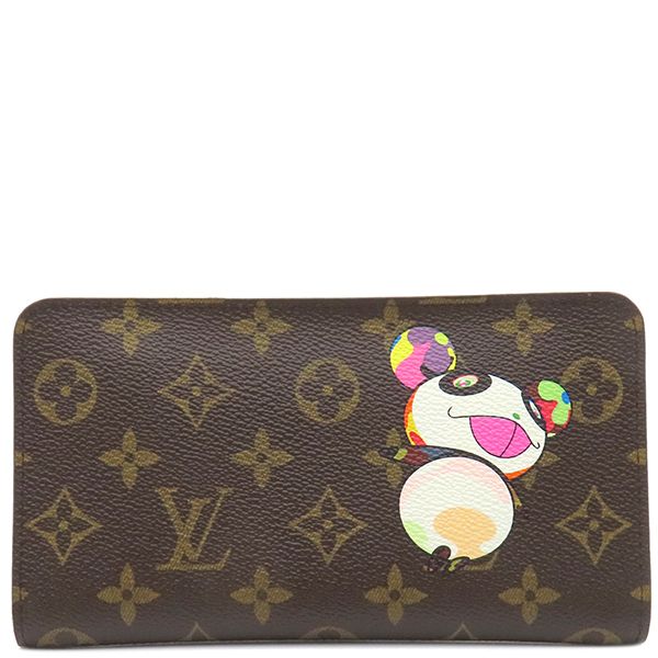 ルイヴィトン LOUIS VUITTON 長財布 ポルトモネ ジップ モノグラムキャンバス モノグラム ゴールド金具 ラウンドファスナー 村上隆 モノグラムパンダ M61729 CA0074 箱
