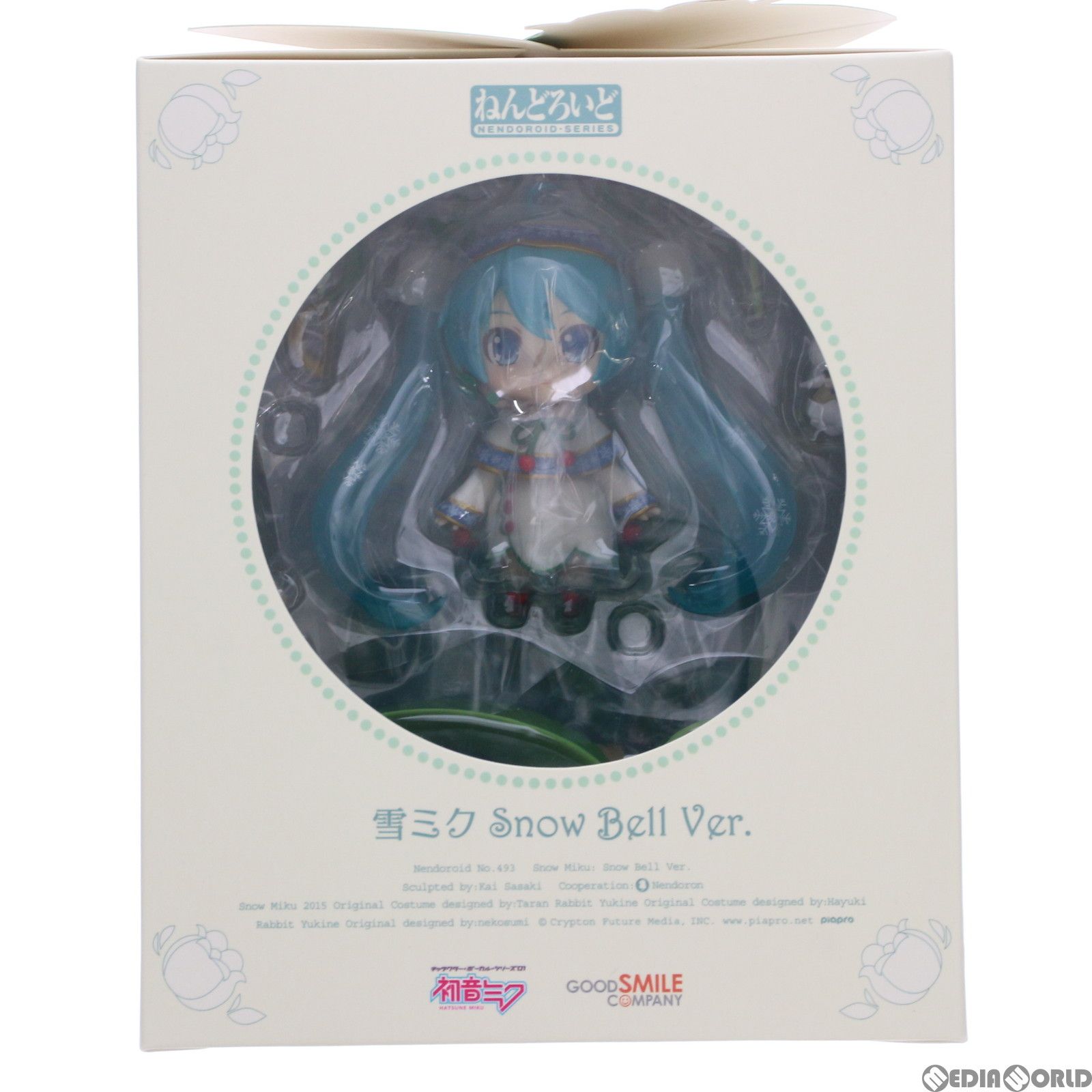 初音ミク 雪ミク Snow Bell Ver. 493 Snow Miku VOCALOID Nendoroid No.493 Snow Bell Ver. Wonder