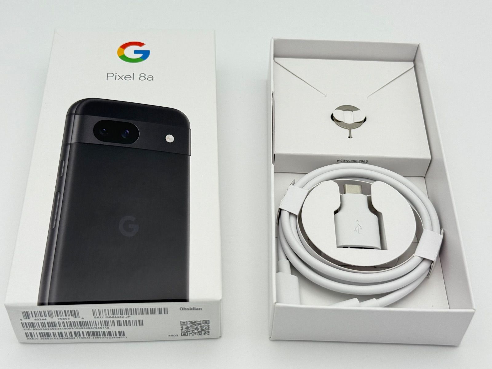 美品】Google Pixel 8a Obsidian SIMフリー 128GB