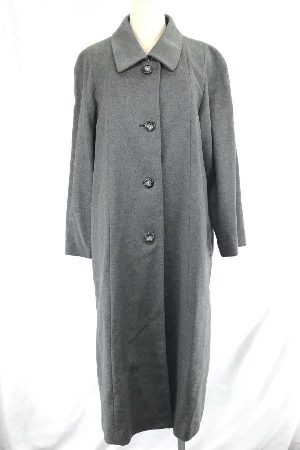 美品☆ソー＆ソー☆カシミヤ100％/ロングコート【9AR/レディース