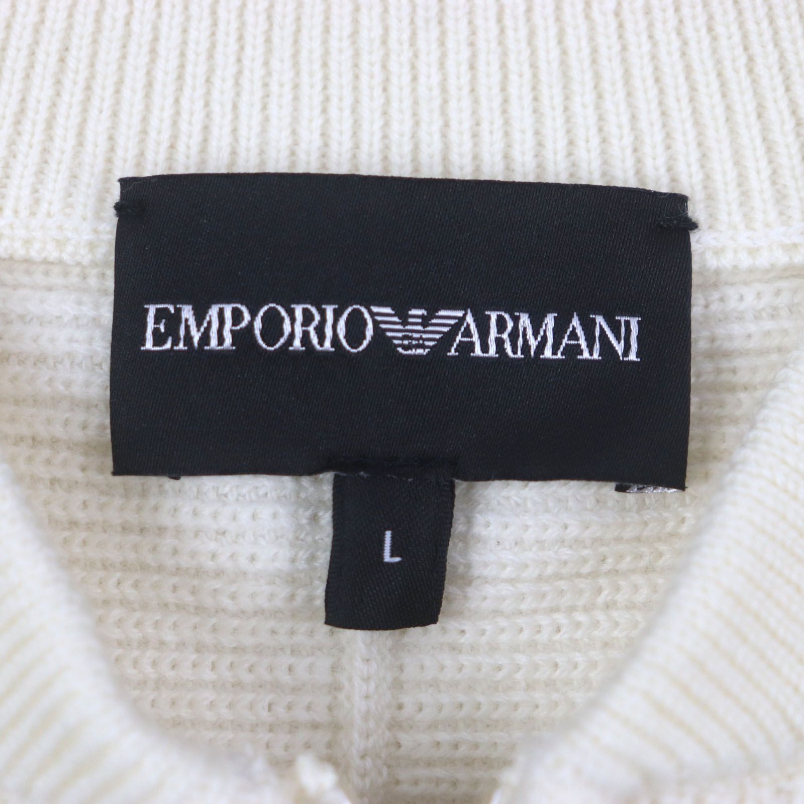【極美品】EMPORIO ARMANI エンポリオアルマーニ ブルゾン ロゴ刺繍 極美品▽EMPORIO ARMANI エンポリオ アルマーニ 2023年製 ウール