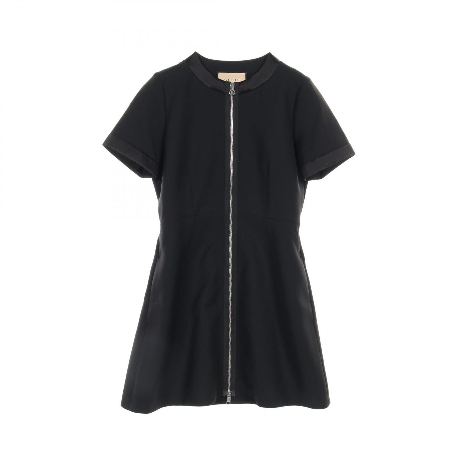 グッチ GUCCI ワンピース 697441 ブラック レーヨン シルク ワンピース