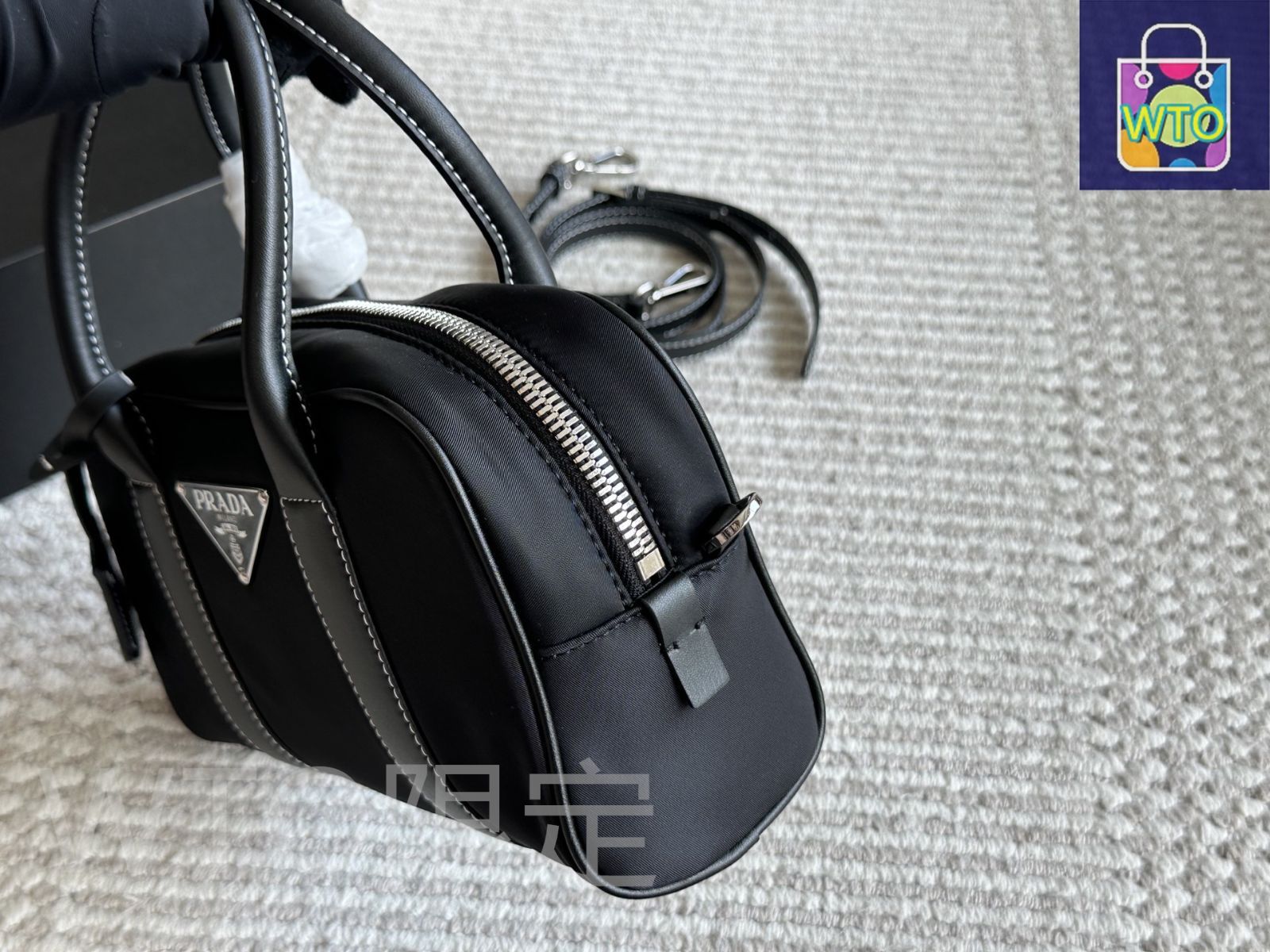 【即購入可】PRADA ボストンバッグ ナイロン PRADA(プラダ) / ボストンバッグ/ナイロン/BLK// | 中古品の販売