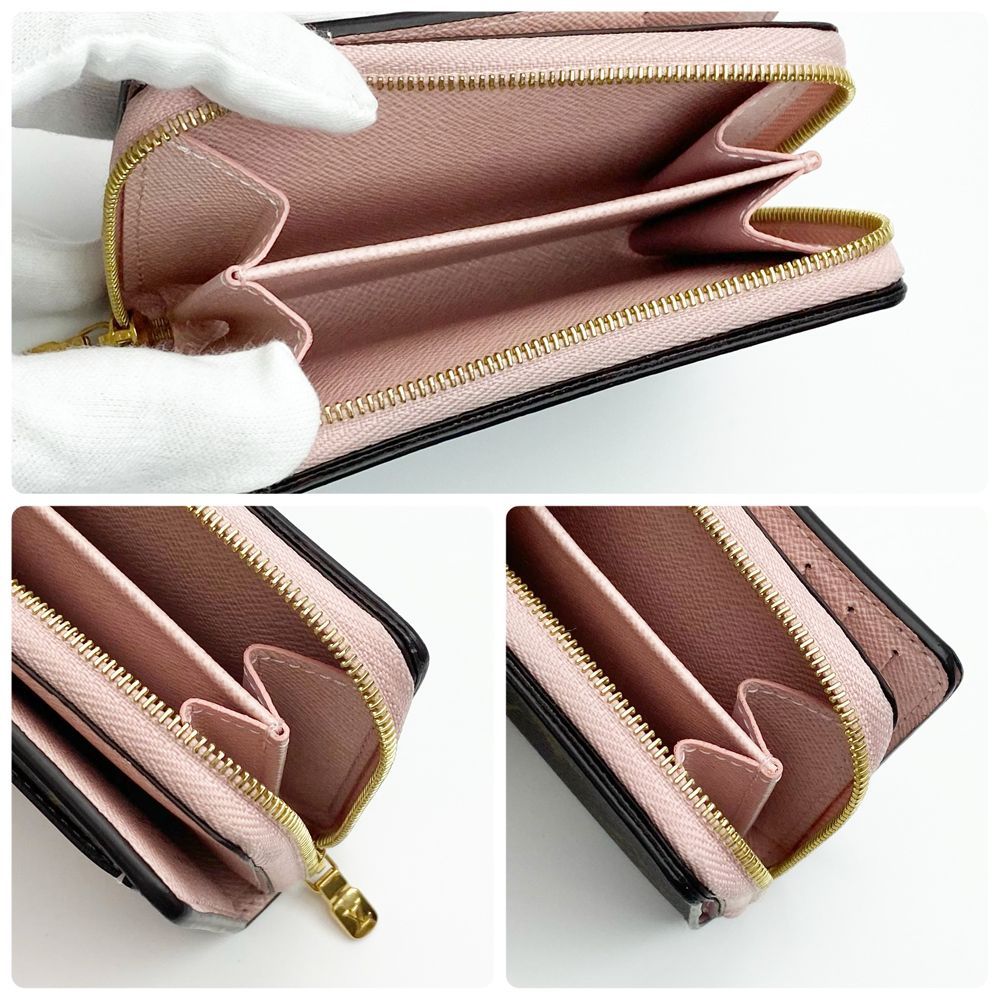 ルイヴィトン　ポルトフォイユ ルー　M82378　ローズバレリーヌ 新品に近い 楽天市場】ルイヴィトン ラウンドファスナー二つ折り財布(小銭入れあり