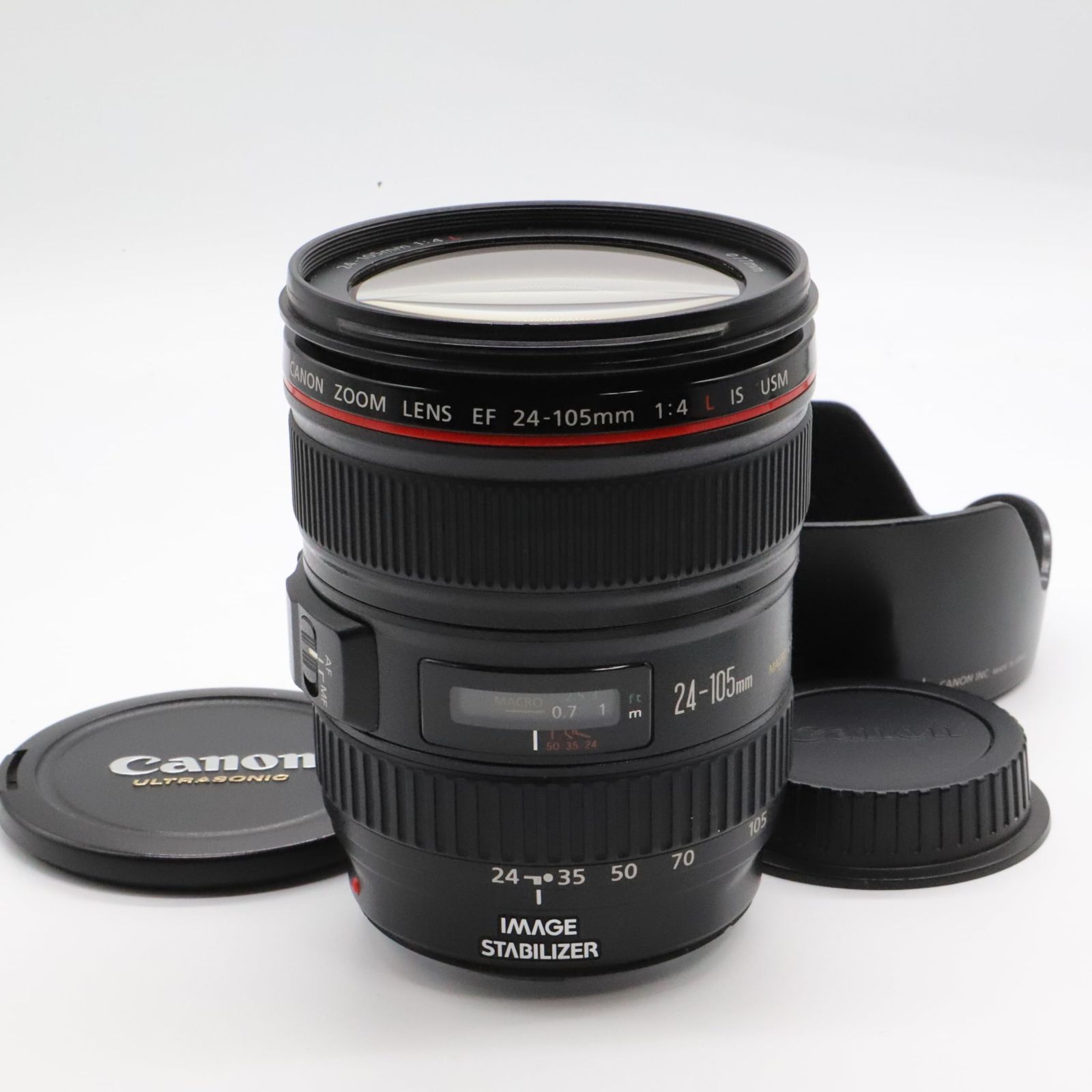 良品】Canon キヤノン 標準ズームレンズ EF24-105mm F4L IS USM フル