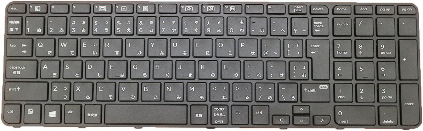 PH 修理交換用 適用するHP ProBook 450 G3 455 G3 470 G3 修理交換用 837549-291日本語キーボードブラック黒