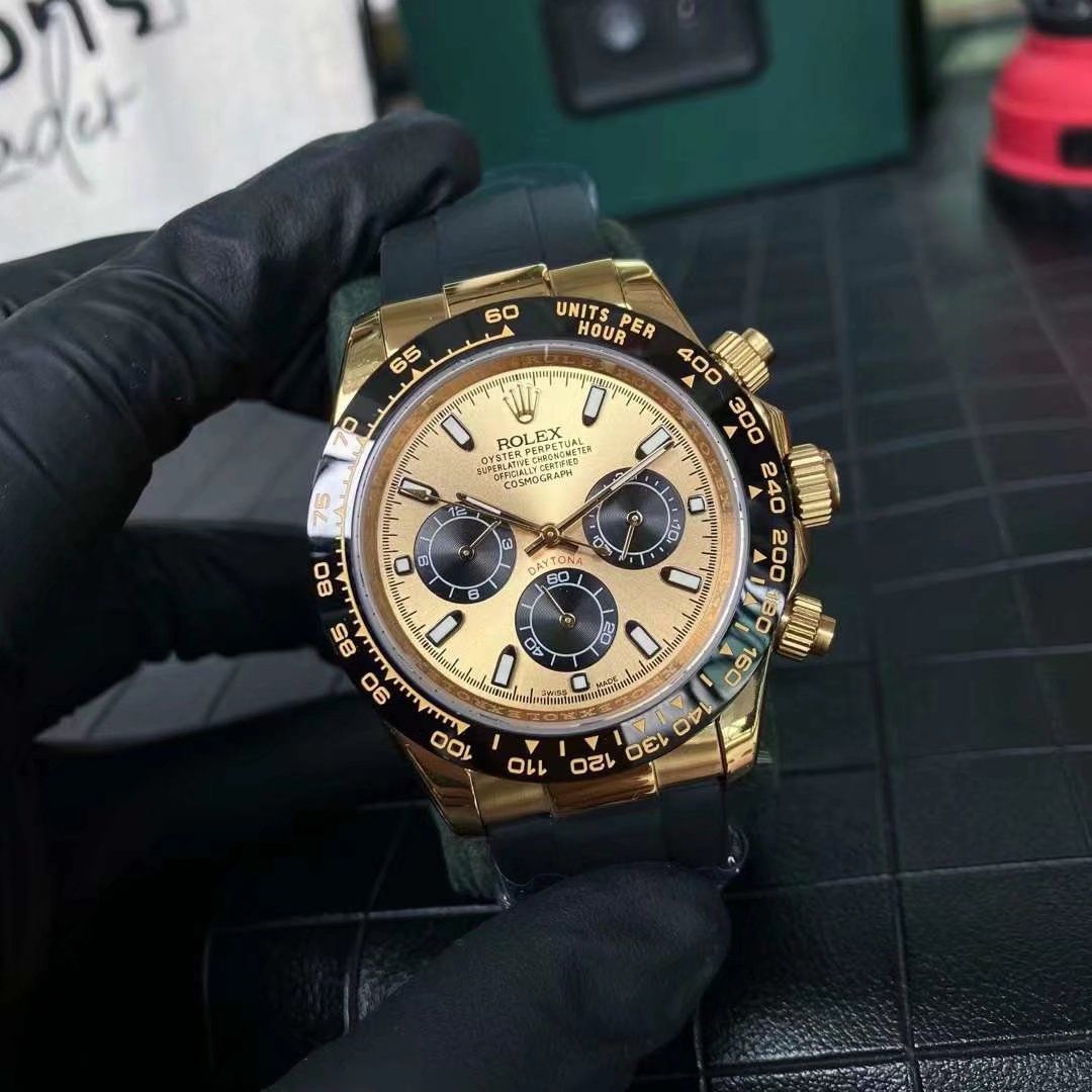 41mm｜機械式クロノグラフ×2WAYベルト｜強化ミネラルガラス 11mm薄型｜