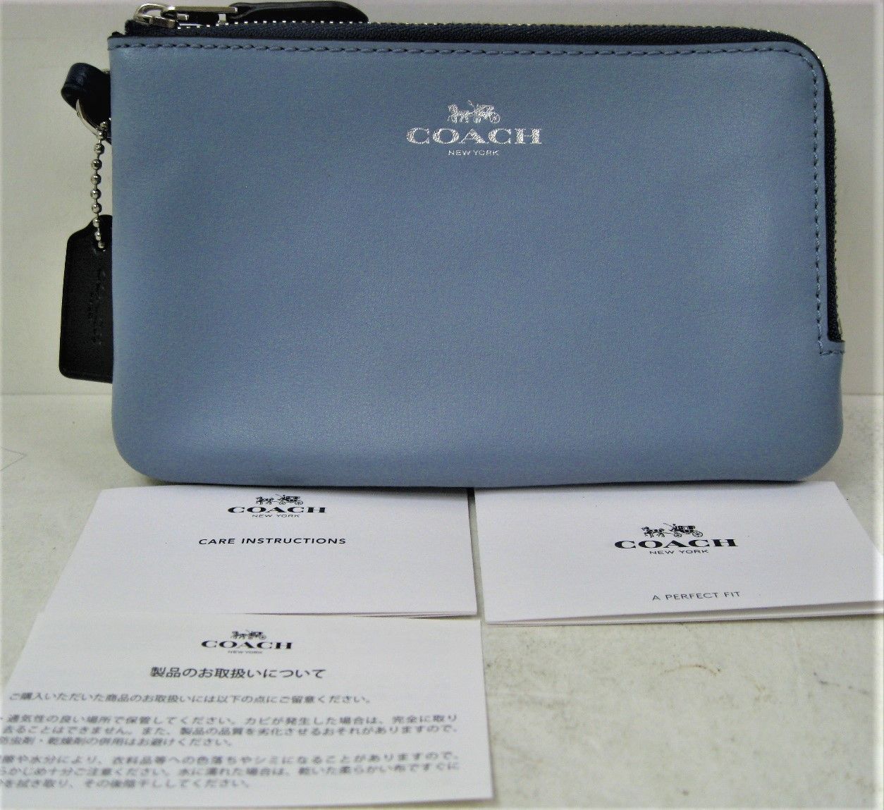 コーチCOACH小物入ポーチ財布 ダブルファスナー付 F57585 L1680 | agb.md