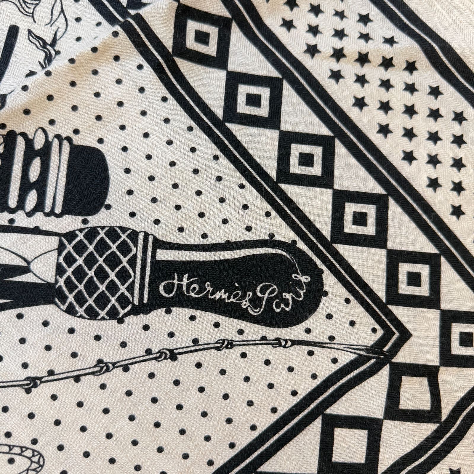 鑑定済み【 美品 】エルメス カレジェアン 140 《 鞭とグリップ