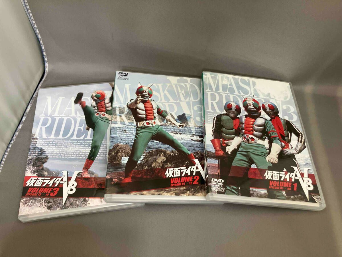 仮面ライダーV3 DVD9巻セット ケース付 仮面ライダーV3 DVD 全9巻 全巻セット 宮内洋 小林昭二