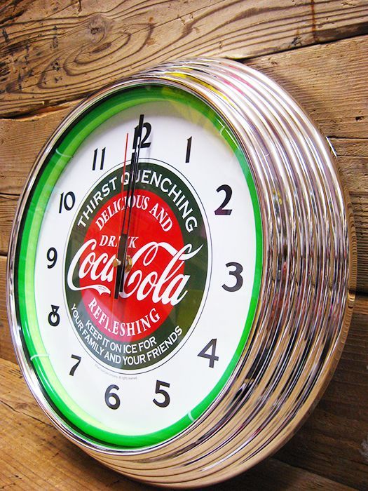コカ・コーラ ネオンクロック - 掛時計