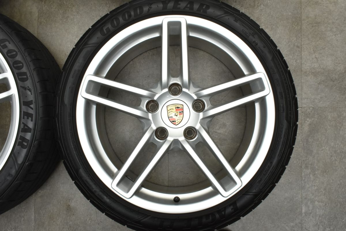 バリ溝 N0 承認】ポルシェ 991 911 カレラ4 純正 19in 8.5J +54 11J +