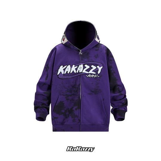 KaKazzy】うちはサスケ ナルト フルジップ パーカー 男女着用可