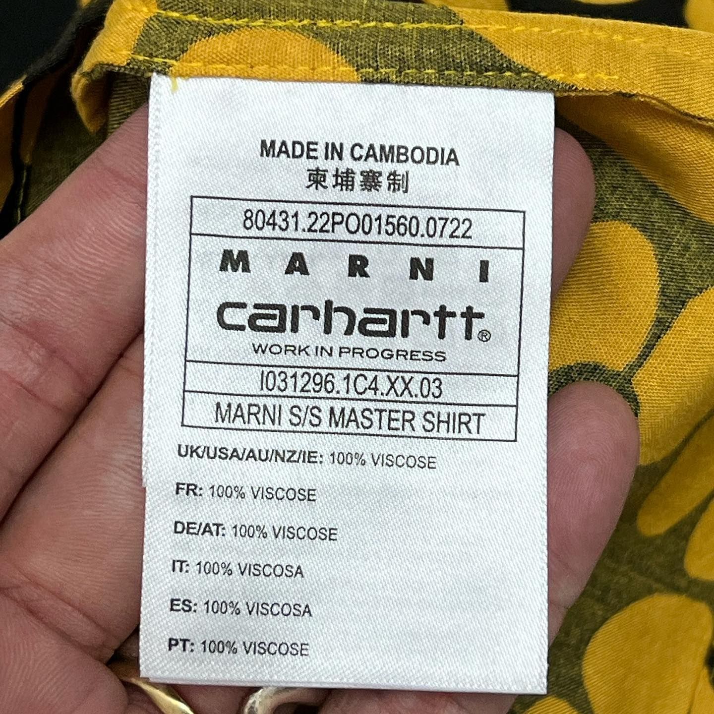MARNI x Carhartt Graphic S/S Shirt - メルカリ MARNI x Carhartt Graphic S/S Shirt - メルカリ