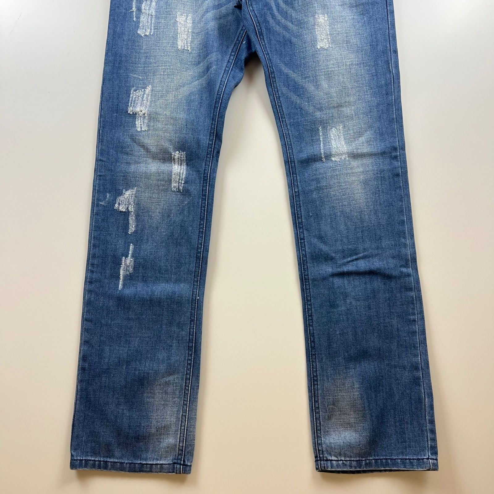 DOLCE&GABBANA D&G archive damaged denim pants 50 ドルチェアンド