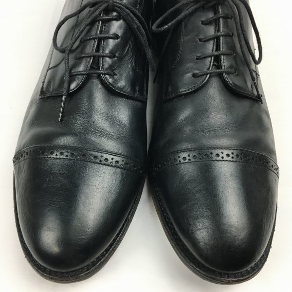 試着交換OK！Vintage 品 Brooks Brothers/346ブルックスブラザーズ キャップトゥシューズ〈黒/BLACK/ブラック〉10.5D  27.5-28.5 /メンズ/菅NO.WZH-48 #BUZZBERG - メルカリ