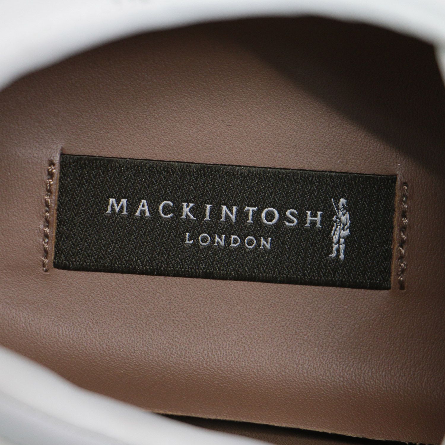 MACKINTOSH LONDON マッキントッシュ ロンドン レザー スニーカー シューズ 靴 23cm ローカット レースアップ ロゴ おしゃれ  シンプル 無地 きれいめ 大人女子 ブランド 上品