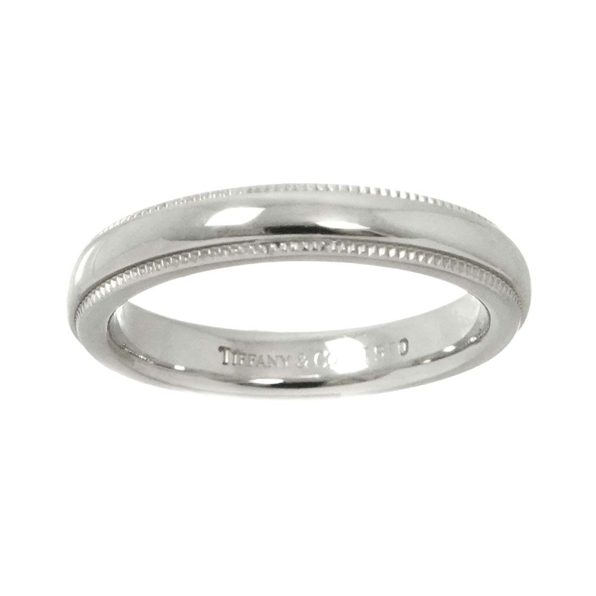 ティファニー リング トゥギャザー ミルグレイン 3.5mm 7.5号 K18YG  
