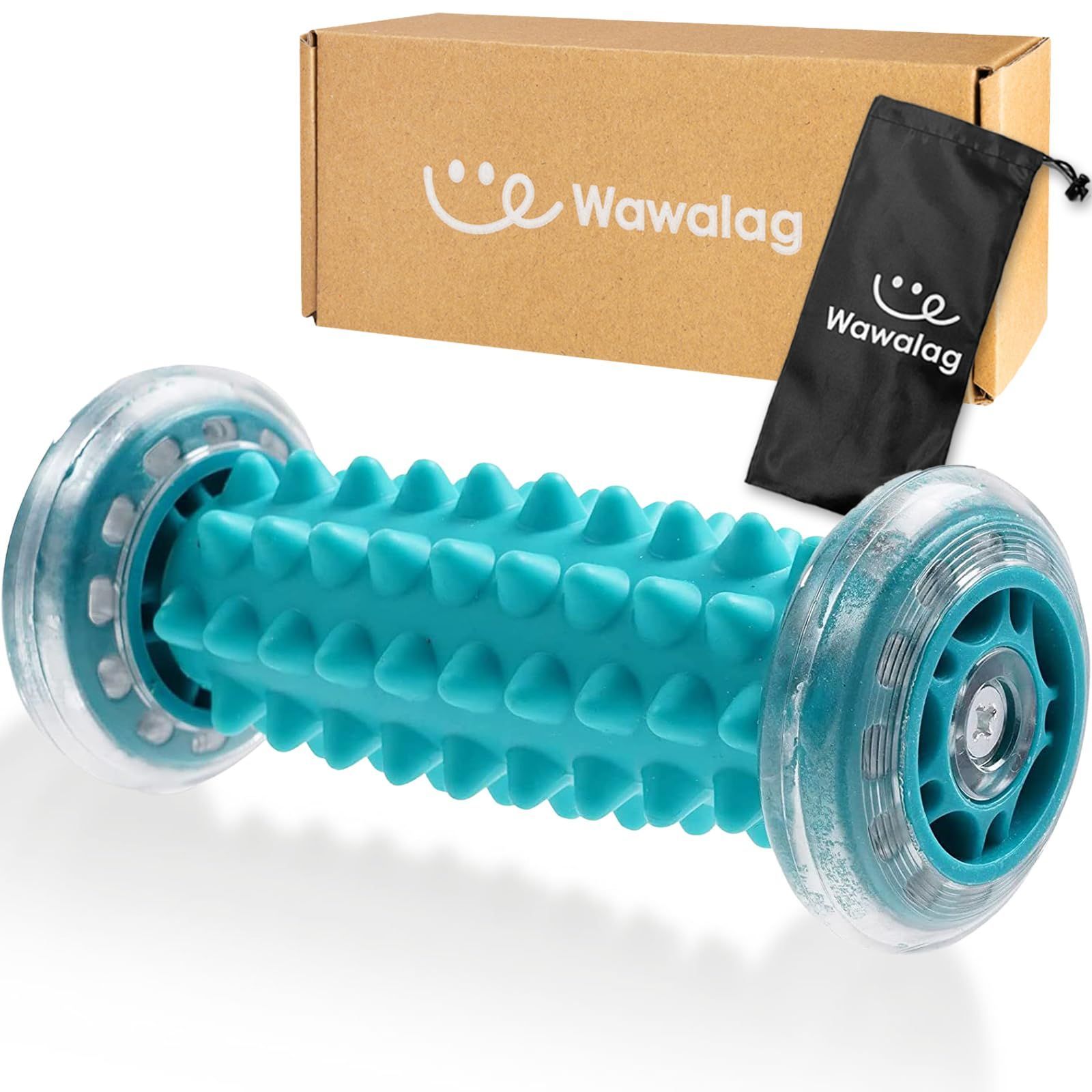 【人気商品】【柔道整復師が推薦】 Wawalag つぼコロくん 足裏マッサージ 足ツボマット 健康グッズ プレゼント (グリーン)