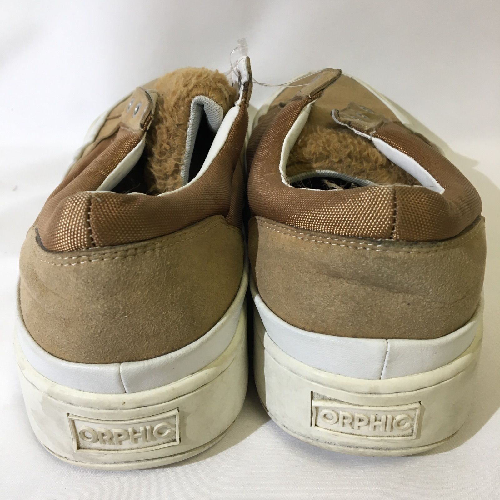 ORPHIC オルフィック スニーカー ブラウン ボア スリッポン 靴 メンズ