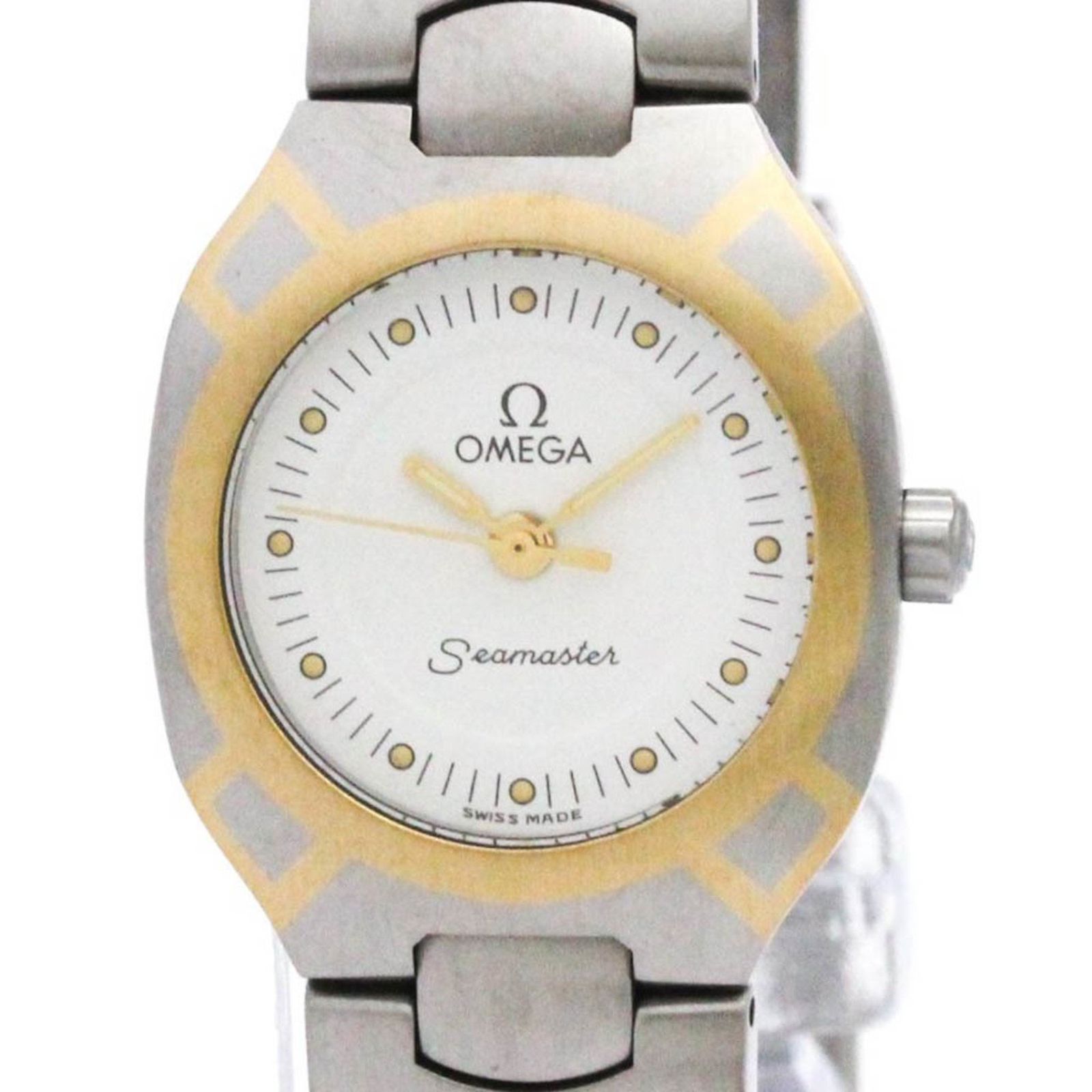 オメガ (OMEGA) シーマスター ポラリス K18 ゴールド ステンレス