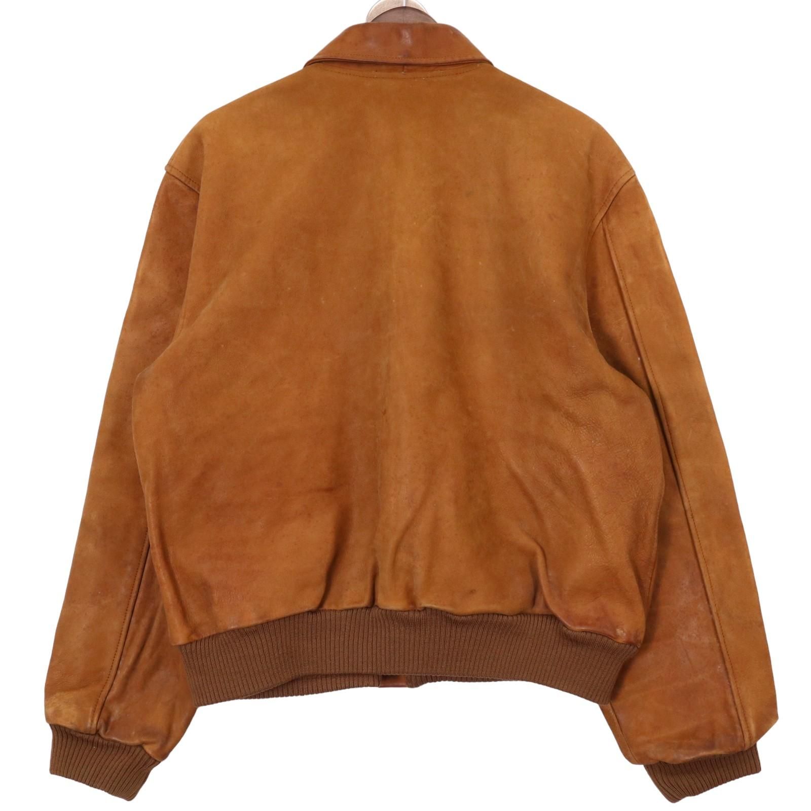 90年代 POLO COUNTRY ポロカントリー A-2 レザーフライトジャケット 