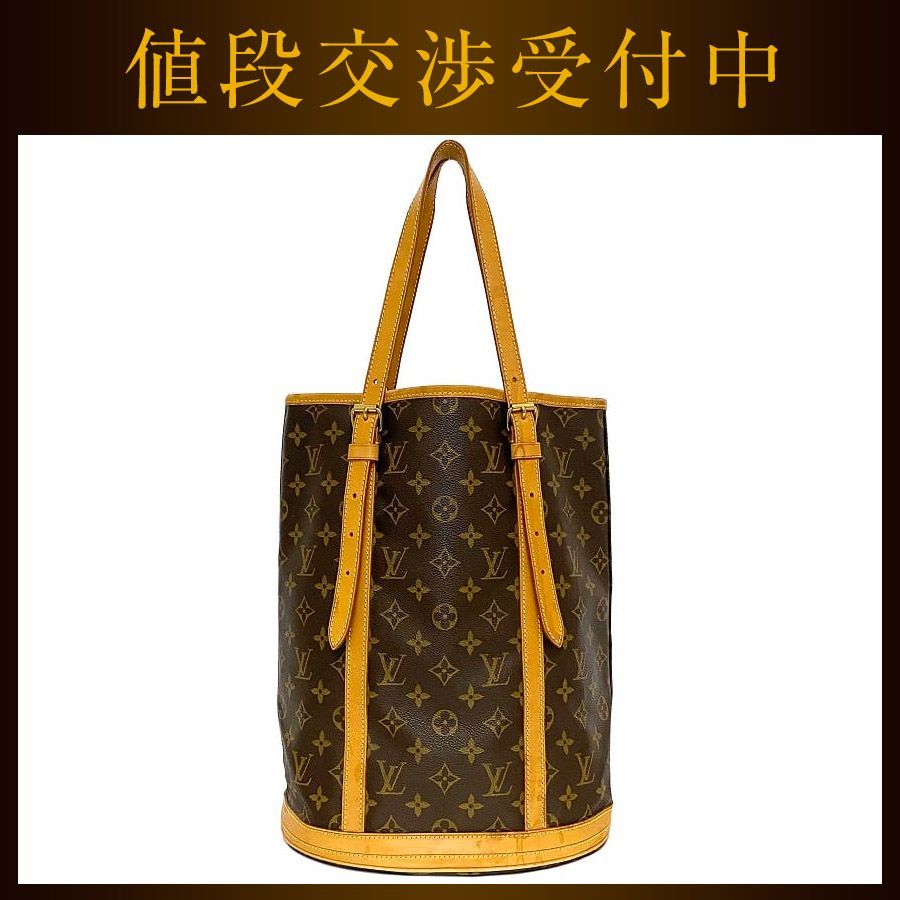 ベタ無し！ルイヴィトン☆バケツ型トートバッグ バケットGM モノグラム ベタ無し！ルイヴィトン☆バケツ型トートバッグ バケットGM モノグラム