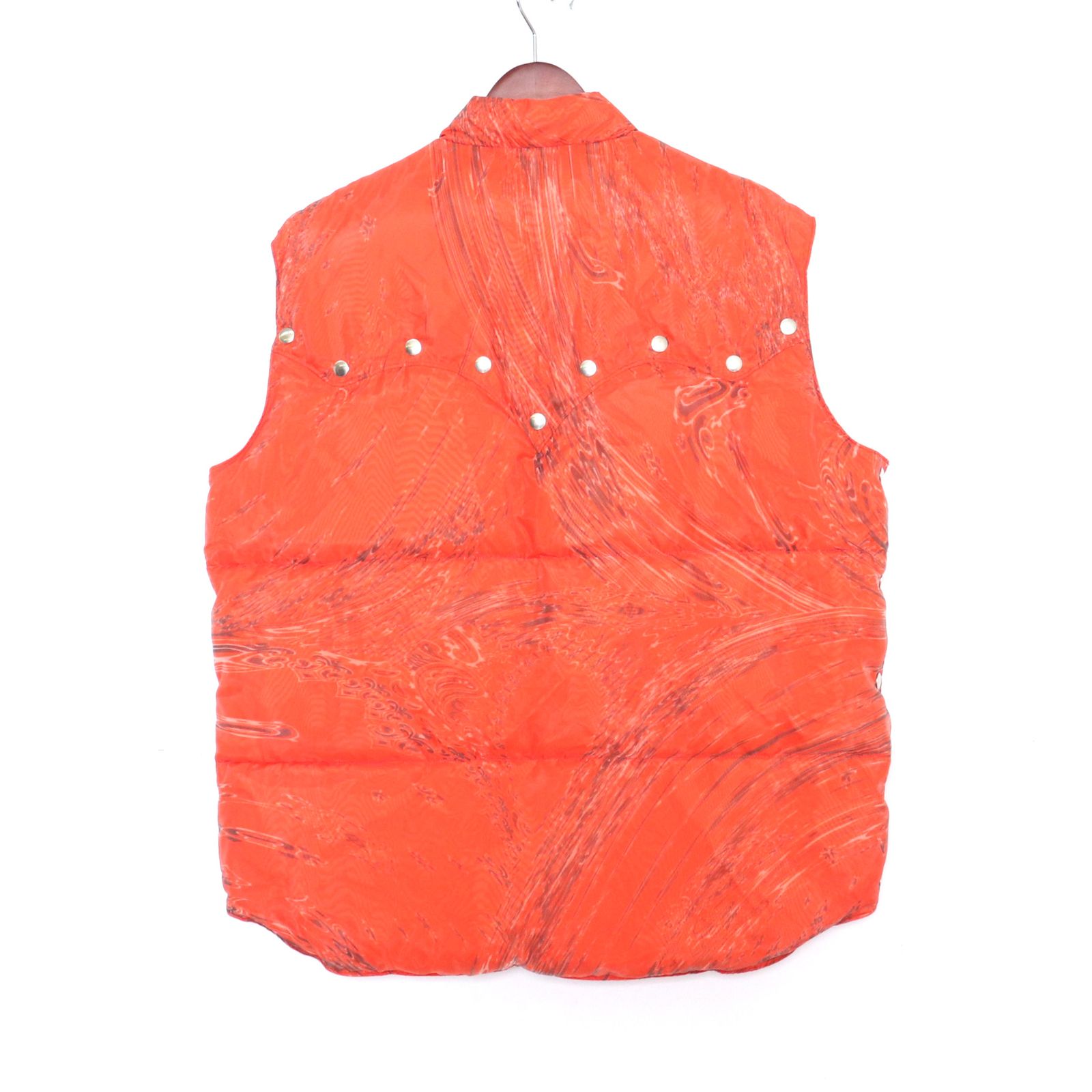 エムエーエスユー 22AW MARBLE BANDANA PUFFER VEST - メルカリ