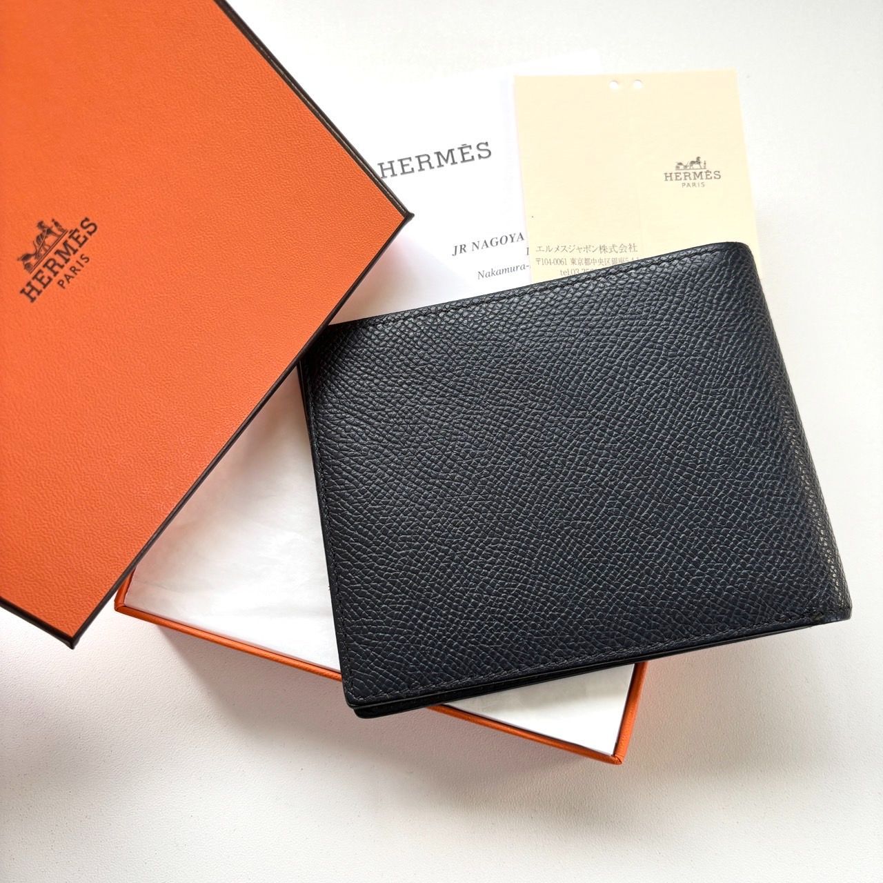 HERMES エルメス シチズンツイル コンパクト シルクツイン ヴォー 