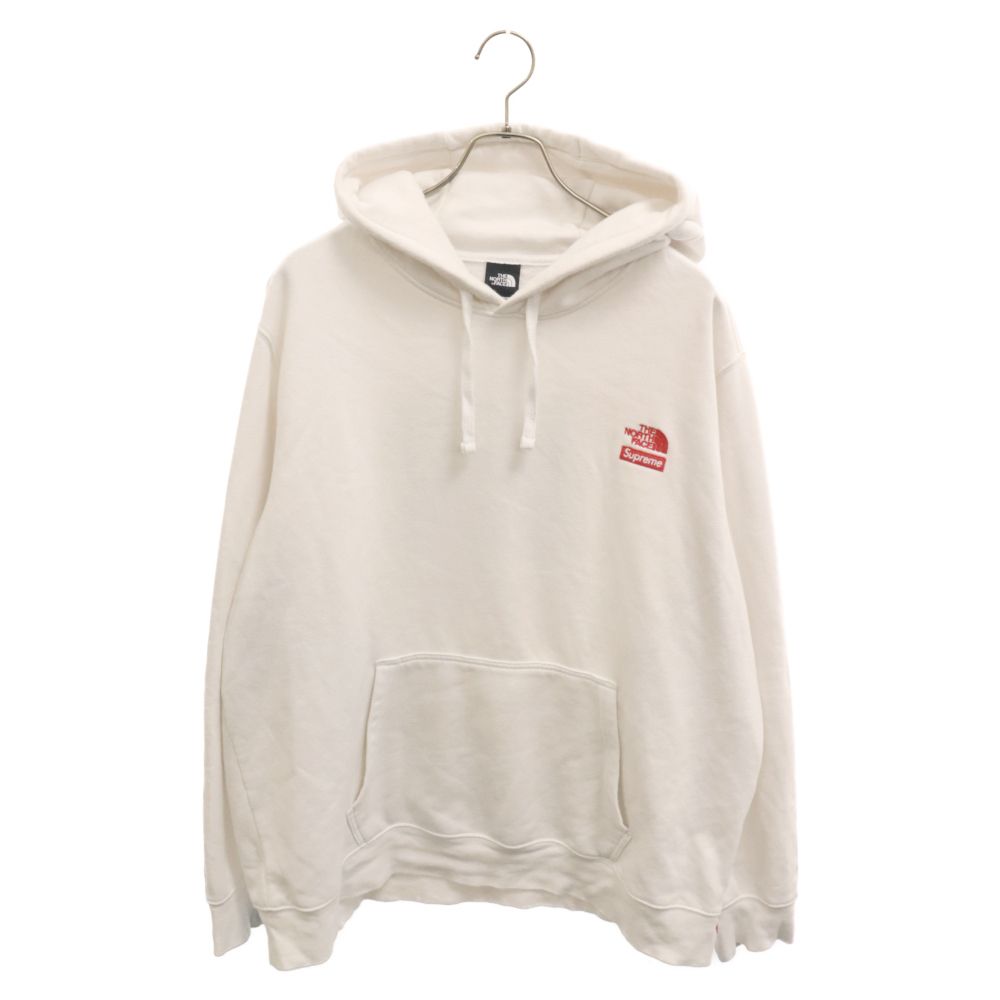 SUPREME (シュプリーム) 19AW ×THE NORTH FACE Statue of Liberty Hooded Sweatshirt  ×ザノースフェイス 自由の女神 プルオーバーパーカー ホワイト NT61906I