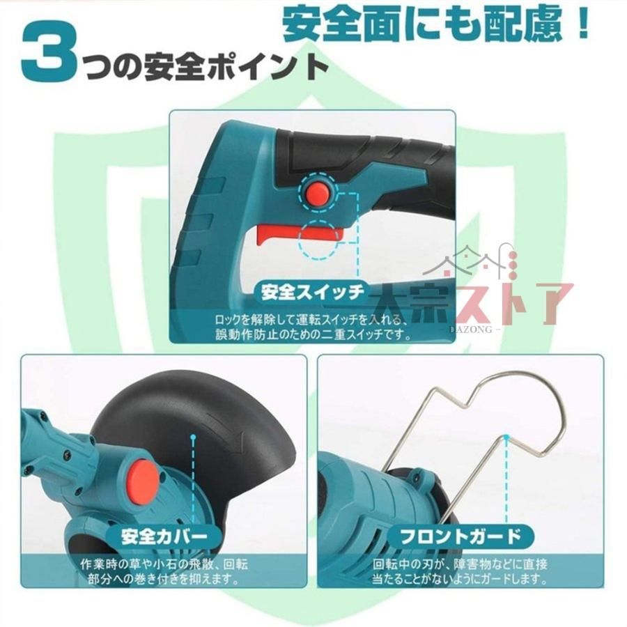 グラストリマー 角度調整