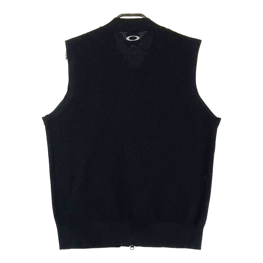 サイズ：L OAKLEY オークリー スカル ニット ジップベスト 総柄