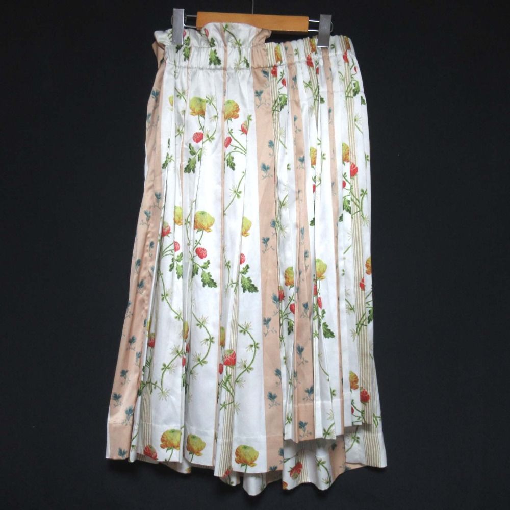 【全品送料無料】 美品 Simone Rocha シモーネロシャ フラワー柄 ロング丈 フレア スカート