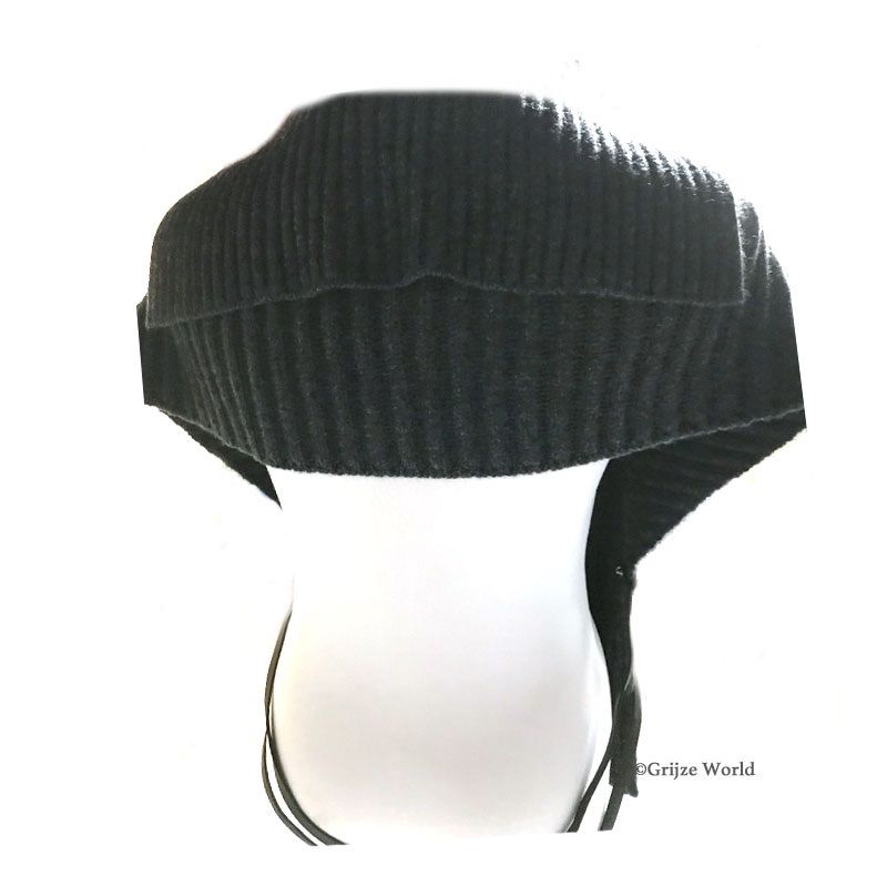 HERMES カシミヤ100％ レザーベルト ニットボレロ ケープ ポンチョ HERMES カシミヤ100％ レザーベルト ニットボレロ FR42 ランクA