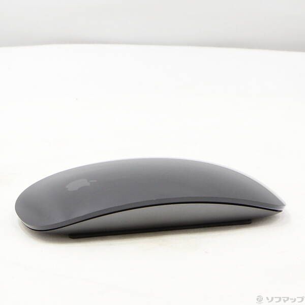 〔中古品〕 Magic Mouse ブラック Multi-Touch対応 MMMQ3J／A【258】