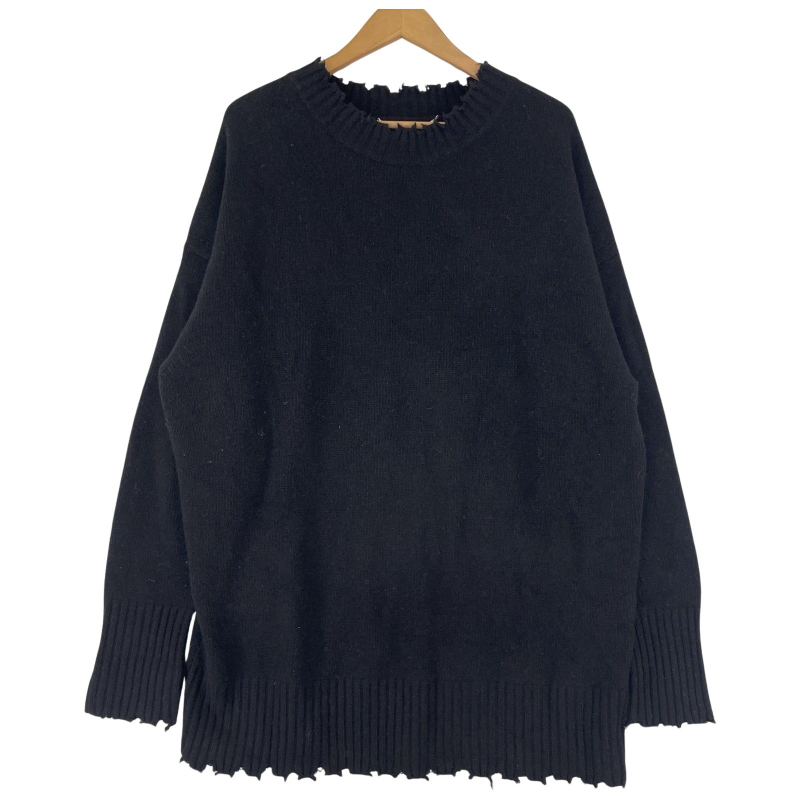 ESSEN.LAUTREAMONT エッセン ロートレアモンニット size38/ブラック 
