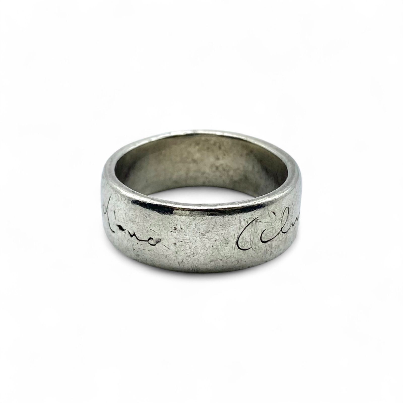 Loveの刻印】レタリング Silver 925 刻印 90s Vintage Ring シルバー