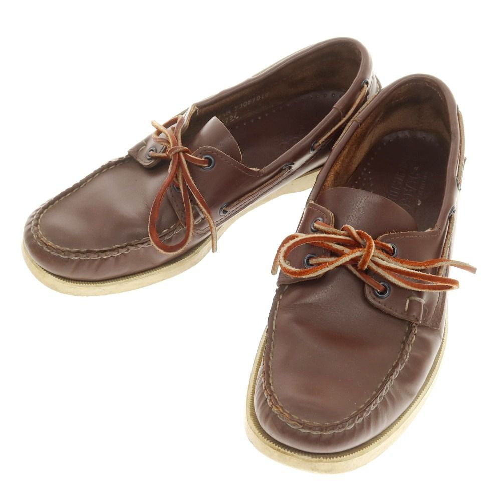 【大注目】 中古】セバゴ SEBAGO ブラウン【サイズ デッキシューズ レザー 靴