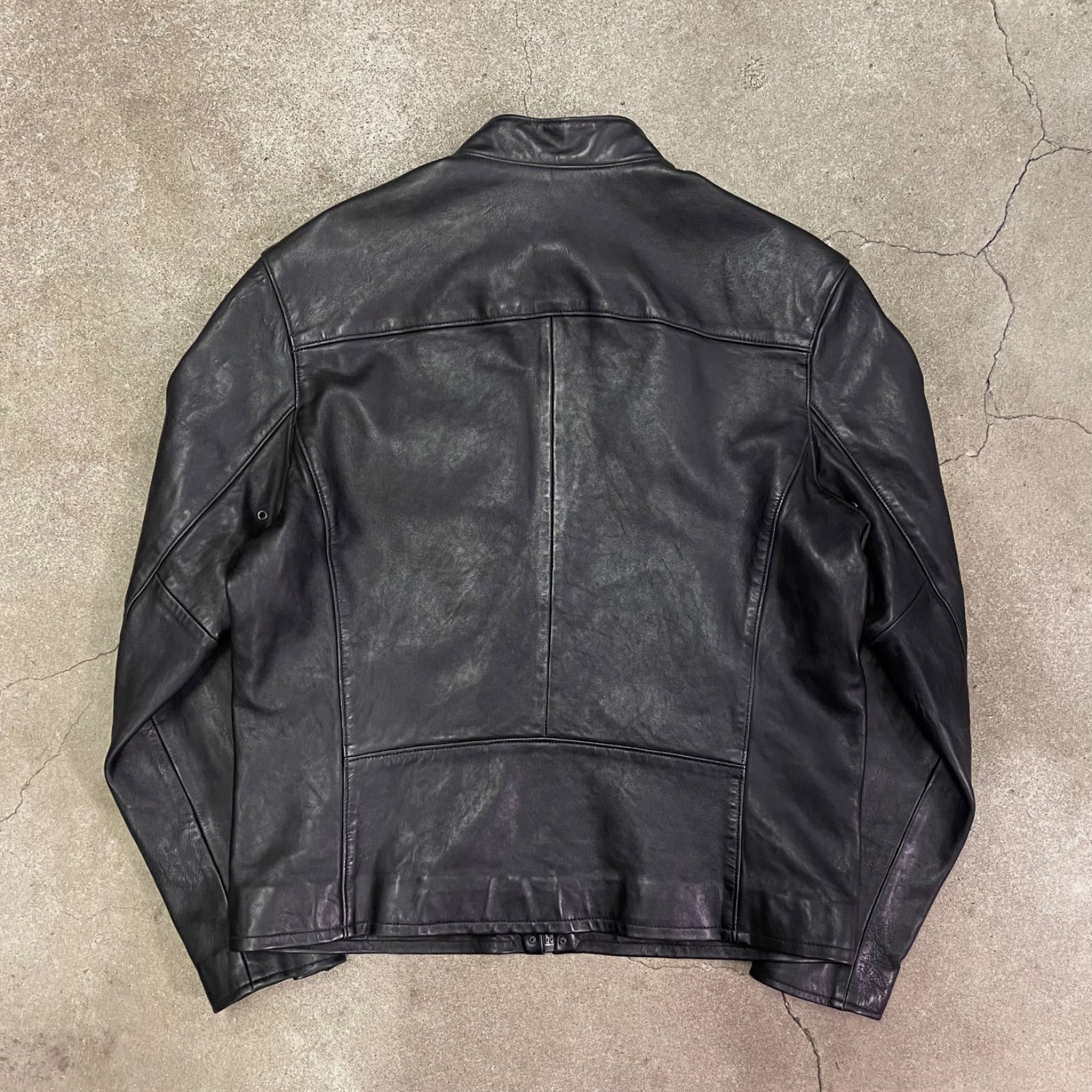 極美品✨Polo Ralph Lauren シングルライダース 羊革 M相当 2025年最新】POLO RALPH LAUREN メンズ シングルライダースの