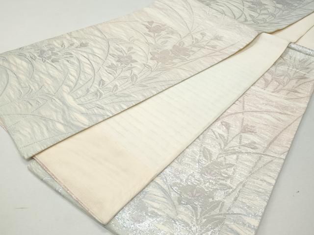 六通柄袋帯 桔梗