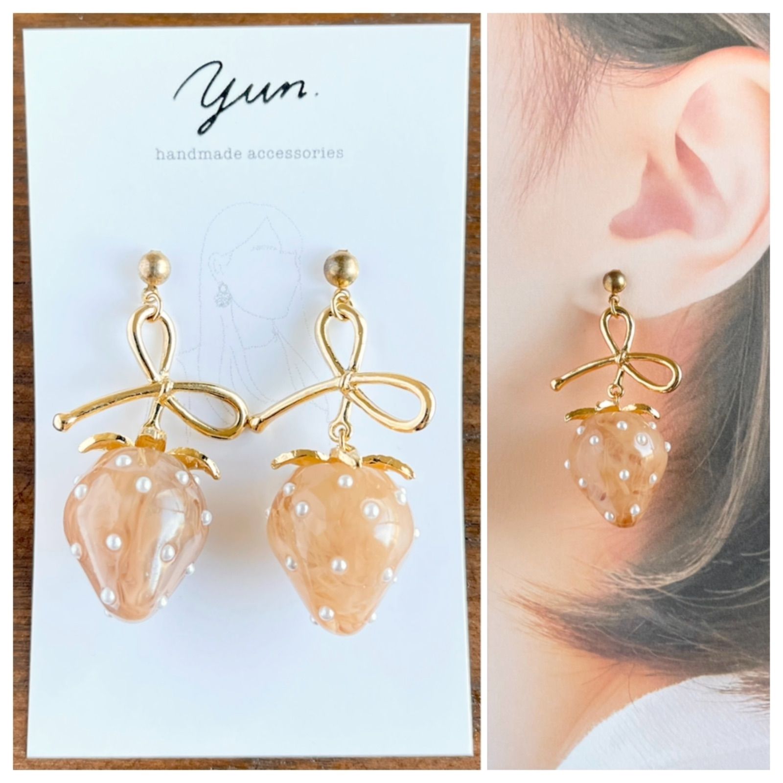 大人気 リボン パール クリア いちご ゴールド ピアス 在庫一掃 アクセサリー ジュエリー ピアス Arbaldas Lt 大人気 リボン パール クリア いちご ゴールド ピアス 在庫一掃 アクセサリー ジュエリー ピアス Arbaldas Lt