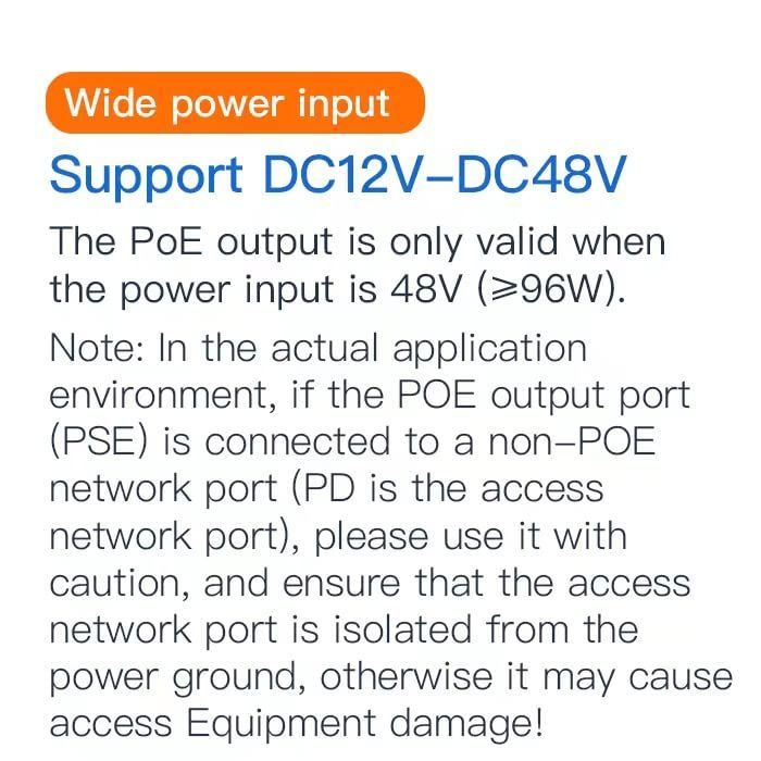 VONETS ギガビット 5 ポート PoE スイッチ エクステンダー 3 PoE